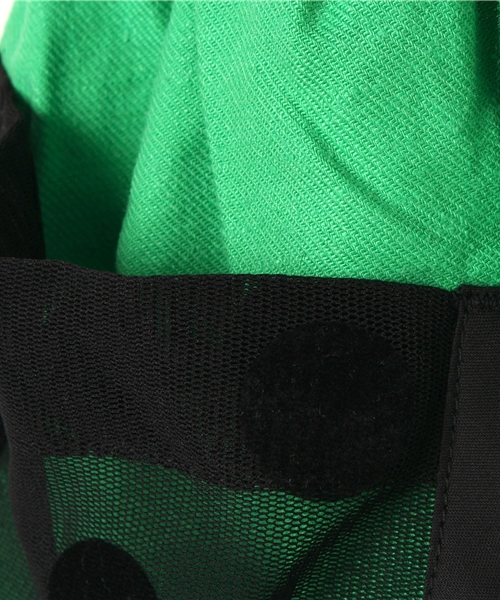 COMECHATTO&CLOSET（カムチャットアンドクロゼット）の「チュールドットBIGポケットスカート（スカート・キッズ・ブラック/グリーン/ピンク・M/L/S）」の9枚目の写真