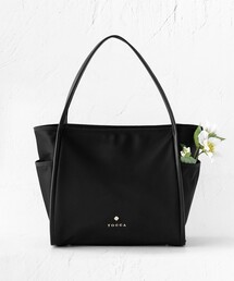 TRIM LEATHER NYLONTOTE トートバッグ