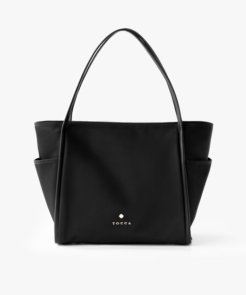 TOCCA(トッカ)の「TRIM LEATHER NYLONTOTE トートバッグ(トートバッグ・レディース・ネイビー系/ブラック系/ベージュ系・F)」の8枚目の写真