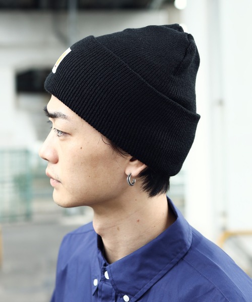 Carhartt(カーハート)の「Carhartt/カーハート アクリル ニット帽 Acrylic Watch(ニットキャップ/ビーニー・メンズ・ホワイト/ブラック/ネイビー/ライム/グレー/ブラウン系その他/ブラック×ホワイト/ブラウン/オレンジ/チャコールグレー・FREE)」の19枚目の写真