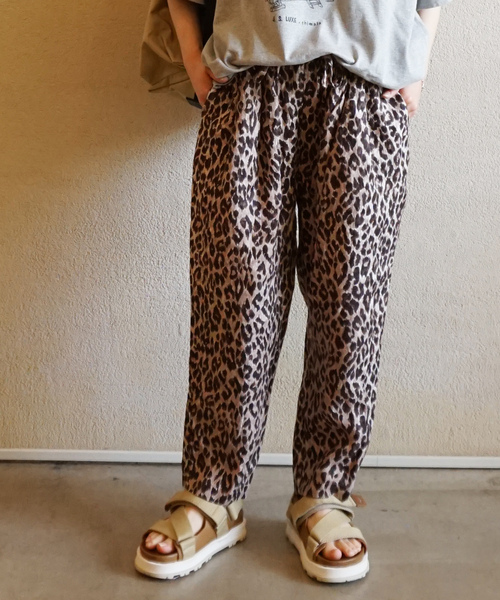 journal standard luxe レオパリネンタックイージーパンツ新品 journal standard luxe レオパリネンタックイージーパンツ新品