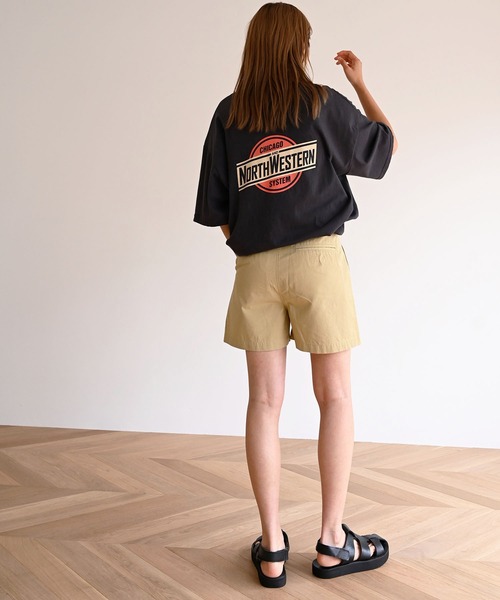 CANAL JEAN(キャナルジーン)の「El mar(エルマール) "NORTH WESTERN"半袖Tシャツ(Tシャツ/カットソー・レディース・ホワイト/チャコールグレー・ONE SIZE)」の11枚目の写真