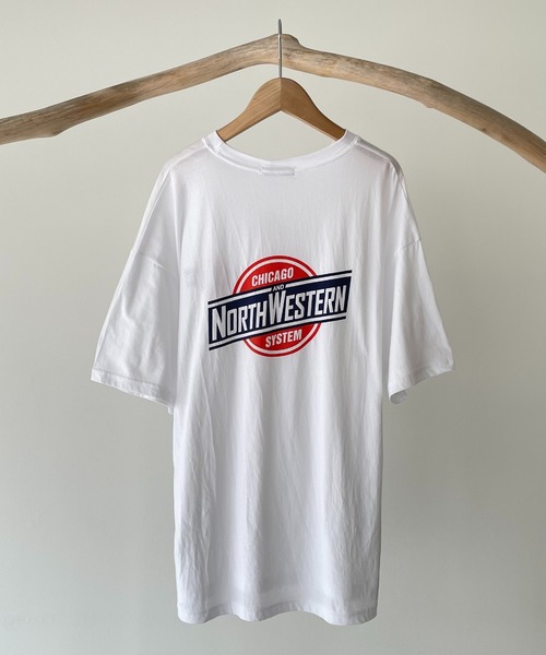 CANAL JEAN(キャナルジーン)の「El mar(エルマール) "NORTH WESTERN"半袖Tシャツ(Tシャツ/カットソー・レディース・ホワイト/チャコールグレー・ONE SIZE)」の8枚目の写真