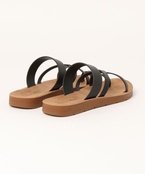 Samansa Mos2（サマンサ モスモス）の「軽量サムリングトングサンダル（サンダル・レディース・オフホワイト/ブラウン/ブラック・MEDIUM/LARGE）」の5枚目の写真