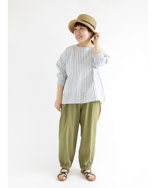 Samansa Mos2（サマンサ モスモス）の「軽量サムリングトングサンダル（サンダル・レディース・オフホワイト/ブラウン/ブラック・MEDIUM/LARGE）」の8枚目の写真