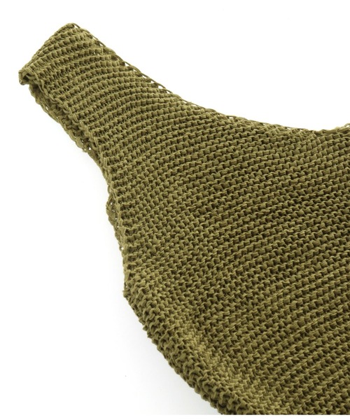 LATINA（ラティーナ）の「テープヤーン両Vネックタンクトップ（タンクトップ・レディース・カーキ/アイボリー/ベージュ・FREE）」の14枚目の写真