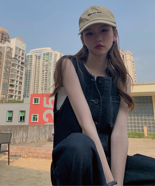 meJane（ミージェーン）の「ワイドデニムオーバーオール（サロペット/オーバーオール・レディース・インディゴブルー/ブルー・FREE）」の16枚目の写真