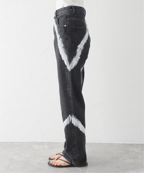 セール】ペイントデニムパンツ（デニムパンツ）｜Oriens JOURNAL