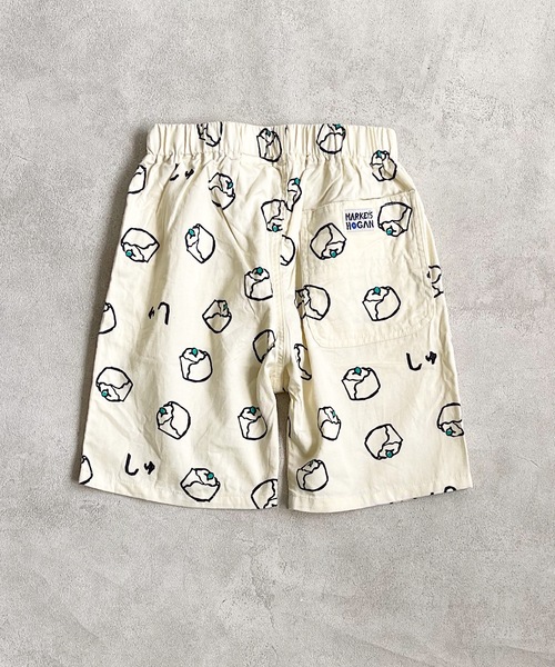 HOGAN RANCH WEAR(ホーガンランチウエア)の「ソウガラプリントショーツ(80~150cm)(その他パンツ・キッズ・オフホワイト/グリーン/チャコール/ライトグリーン・90/100/110/120/80/130/95/140/150)」の2枚目の写真