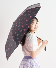 ソニアリキエル　チェリーフルーツ総柄　晴雨兼用軽量長傘 ソニアリキエル チェリーフルーツ総柄 晴雨兼用軽量長傘 ソニア