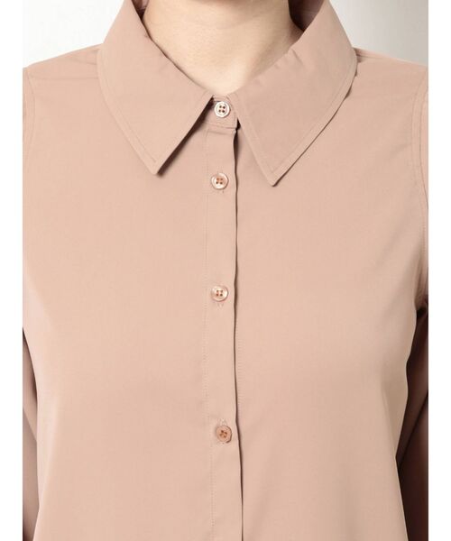 RESEXXY(リゼクシー)の「シアー切替スリーブシャツ(シャツ/ブラウス・レディース・ホワイト/ブラック/モカ・FREE)」の5枚目の写真