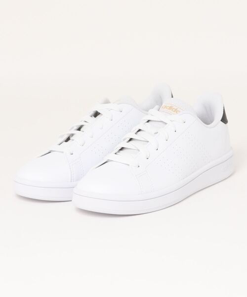 adidas（アディダス）の「《adidas》ADVAN COURT BASE M（スニーカー・メンズ・ブラック/ホワイト×ホワイト/ホワイト×ブラック/ホワイト系その他/ホワイト×ネイビー/ホワイト×ブルー/ホワイト×ライム・23.5cm/27.5cm/23.0cm/27.0cm/24.5cm/25.5cm/22.5cm/25.0cm/26.0cm/26.5cm/24.0cm/28.0cm/28.5cm/29.0cm/30.0cm）」の4枚目の写真