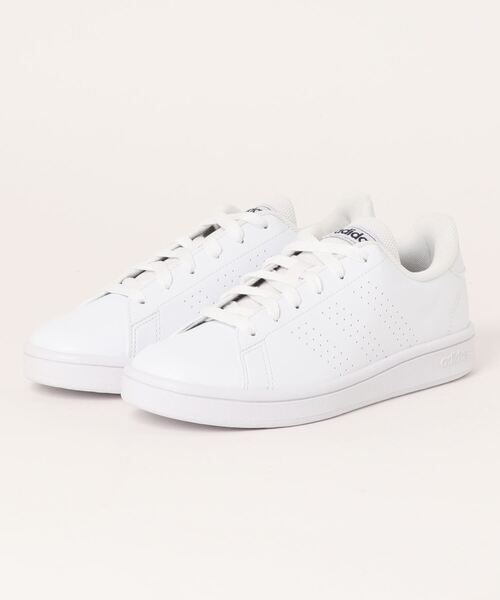 adidas（アディダス）の「《adidas》ADVAN COURT BASE M（スニーカー・メンズ・ブラック/ホワイト×ホワイト/ホワイト×ブラック/ホワイト系その他/ホワイト×ネイビー/ホワイト×ブルー/ホワイト×ライム・23.5cm/27.5cm/23.0cm/27.0cm/24.5cm/25.5cm/22.5cm/25.0cm/26.0cm/26.5cm/24.0cm/28.0cm/28.5cm/29.0cm/30.0cm）」の6枚目の写真