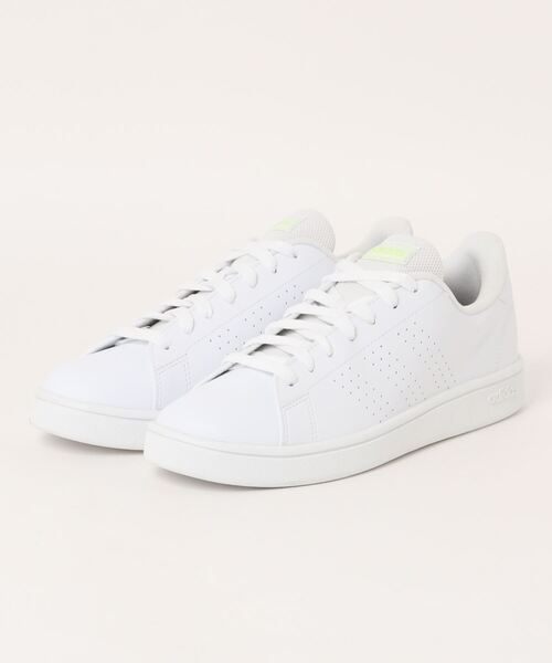 adidas（アディダス）の「《adidas》ADVAN COURT BASE M（スニーカー・メンズ・ブラック/ホワイト×ホワイト/ホワイト×ブラック/ホワイト系その他/ホワイト×ネイビー/ホワイト×ブルー/ホワイト×ライム・23.5cm/27.5cm/23.0cm/27.0cm/24.5cm/25.5cm/22.5cm/25.0cm/26.0cm/26.5cm/24.0cm/28.0cm/28.5cm/29.0cm/30.0cm）」の7枚目の写真