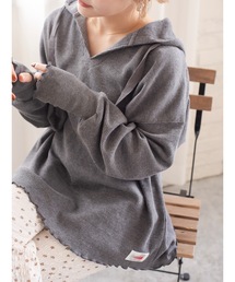 jumelle | ワッフルフーデッドプルオーバー(Tシャツ/カットソー)