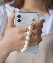 Loco Ocean（ロコオーシャン）の「パールハンドル付き クリアケース / スマホカバー iPhoneケース ( 7 / 8 / SE2 / 11 / 11Pro / 11Pro max / 12 / 12pro / 12pro max / 12mini )（スマホケース/カバー）」