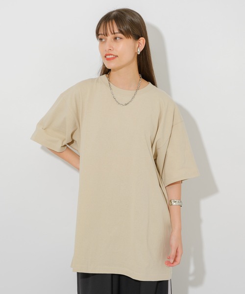 Paradise Picnic(パラダイスピクニック)の「バック箔プリントユニセックスT(Tシャツ/カットソー・レディース・ホワイト/ブラック/ベージュ・FREE)」の12枚目の写真