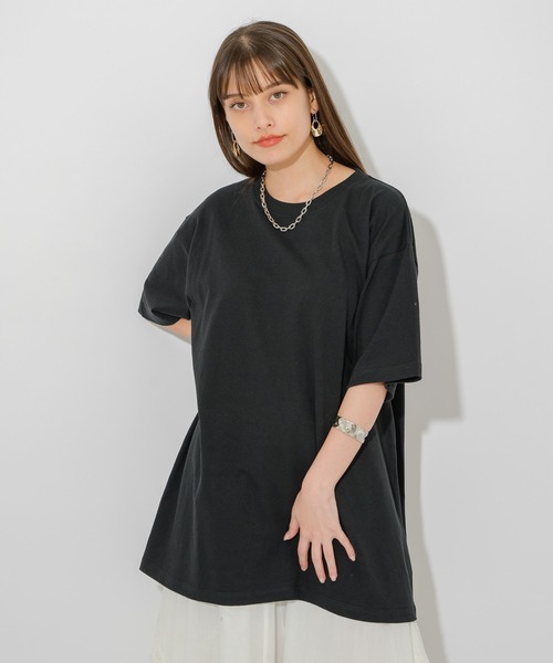 Paradise Picnic(パラダイスピクニック)の「バック箔プリントユニセックスT(Tシャツ/カットソー・レディース・ホワイト/ブラック/ベージュ・FREE)」の17枚目の写真