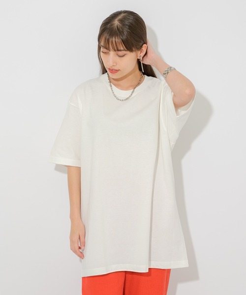 Paradise Picnic(パラダイスピクニック)の「バック箔プリントユニセックスT(Tシャツ/カットソー・レディース・ホワイト/ブラック/ベージュ・FREE)」の18枚目の写真