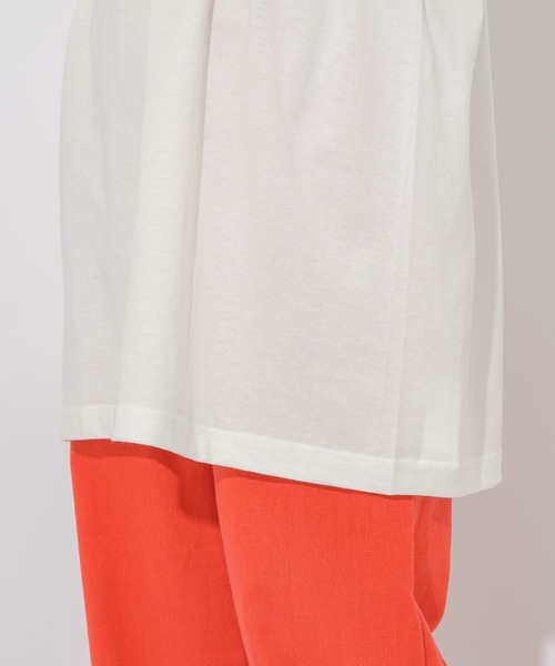 Paradise Picnic(パラダイスピクニック)の「バック箔プリントユニセックスT(Tシャツ/カットソー・レディース・ホワイト/ブラック/ベージュ・FREE)」の19枚目の写真