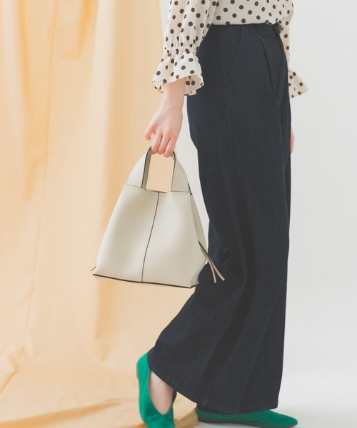 RODE SKO（ロデスコ）の「プチ3WAY軽量トートバッグ（トートバッグ・レディース・ブラック/アイボリー/ブルー系その他/キャメル・ONE）」の10枚目の写真