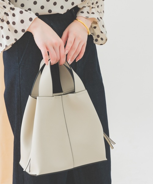 RODE SKO（ロデスコ）の「プチ3WAY軽量トートバッグ（トートバッグ・レディース・ブラック/アイボリー/ブルー系その他/キャメル・ONE）」の15枚目の写真