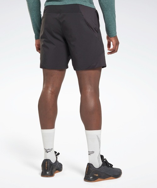 Reebok(リーボック)の「ユナイテッド バイ フィットネス ストレングス+ ショーツ / United By Fitness Strength+ Shorts(その他パンツ・メンズ・ブラック/ブルー/グリーン・X-LARGE/MEDIUM/SMALL/XX-LARGE/LARGE/X-SMALL/XXX-LARGE/J/L/J/M)」の4枚目の写真