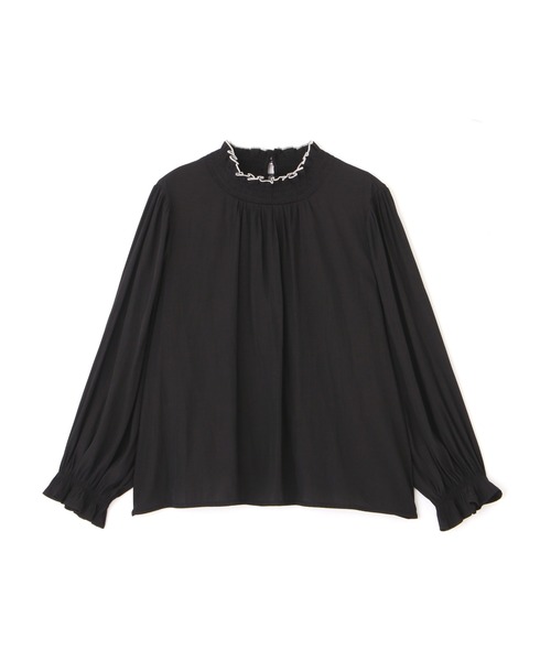 PROPORTION BODY DRESSING(プロポーションボディドレッシング)の「バイカラーシャーリングブラウス / 1212210907(シャツ/ブラウス・レディース・オフホワイト/グレー/ブラック・SMALL/MEDIUM)」の15枚目の写真