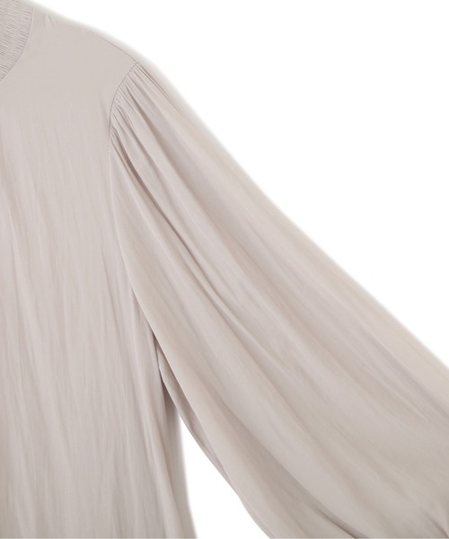 PROPORTION BODY DRESSING(プロポーションボディドレッシング)の「バイカラーシャーリングブラウス / 1212210907(シャツ/ブラウス・レディース・オフホワイト/グレー/ブラック・SMALL/MEDIUM)」の20枚目の写真