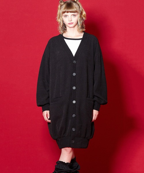 スーパーロング丈カーディガン オーバーサイズ カーディガン ボレロ Ankorock アンコロック のファッション通販 Zozotown