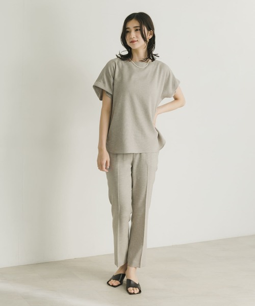 URBAN RESEARCH（アーバンリサーチ）の「リネンライクドルマンブラウス（シャツ/ブラウス・レディース・ネイビー/グレー系その他・FREE）」の14枚目の写真