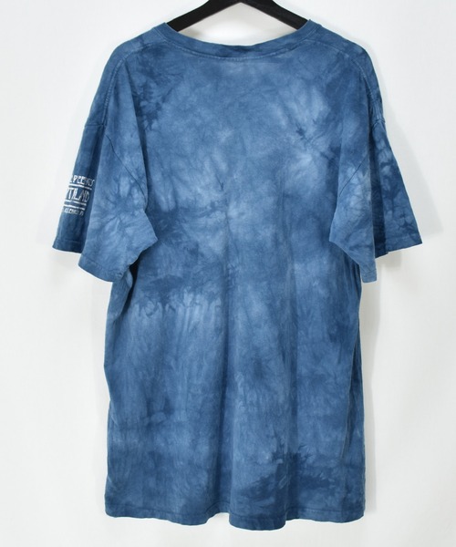 THE MOUNTAIN（ザマウンテン）の「【ヴィンテージ古着】Y2K THE MOUNTAIN / ザ・マウンテン タイダイ アニマルプリントTシャツ カエル（Tシャツ/カットソー・メンズ・ネイビー・LARGE）」の7枚目の写真