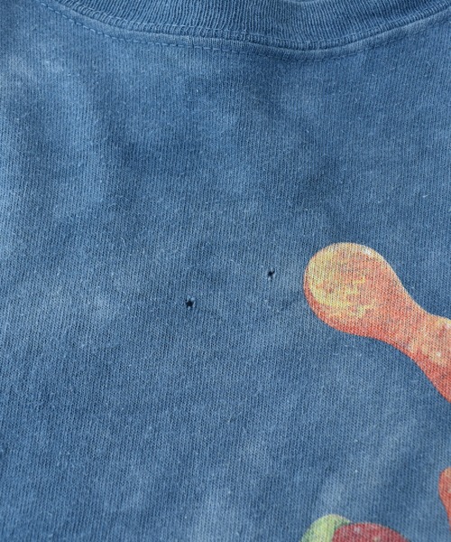THE MOUNTAIN（ザマウンテン）の「【ヴィンテージ古着】Y2K THE MOUNTAIN / ザ・マウンテン タイダイ アニマルプリントTシャツ カエル（Tシャツ/カットソー・メンズ・ネイビー・LARGE）」の4枚目の写真