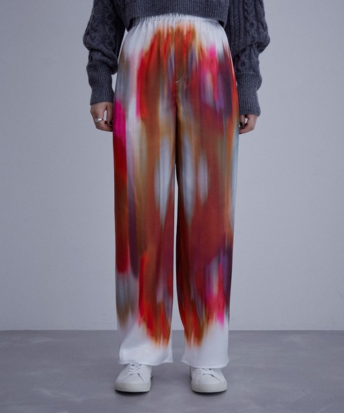 ADAM ET ROPE'（アダムエロペ）の「アート＆カラーイージーパンツ（その他パンツ・レディース・イエロー/ピンク系その他2・FREE）」の7枚目の写真