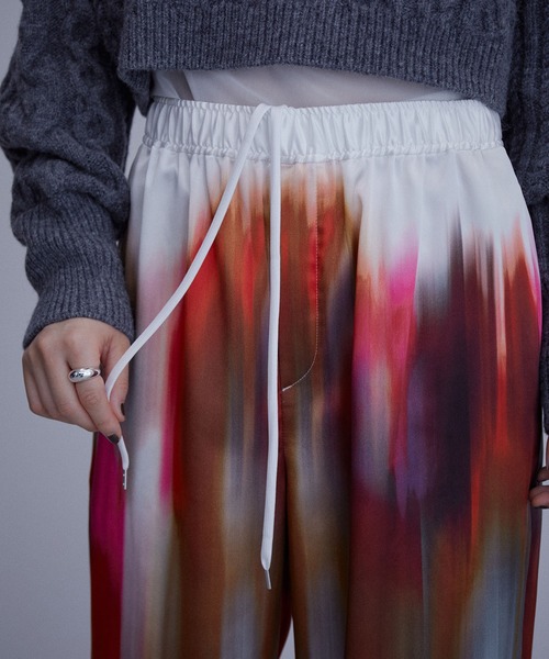 ADAM ET ROPE'（アダムエロペ）の「アート＆カラーイージーパンツ（その他パンツ・レディース・イエロー/ピンク系その他2・FREE）」の10枚目の写真