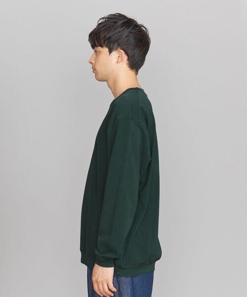 BEAUTY&YOUTH UNITED ARROWS（ビューティーアンドユースユナイテッドアローズ）の「ツイン クリア コットン スウェット クルーネック（Tシャツ/カットソー・メンズ・ホワイト/ブラック/ダークグリーン/ダークグレー・S/M/L/XL）」の7枚目の写真
