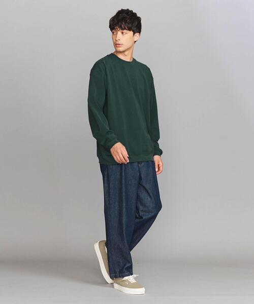 BEAUTY&YOUTH UNITED ARROWS（ビューティーアンドユースユナイテッドアローズ）の「ツイン クリア コットン スウェット クルーネック（Tシャツ/カットソー・メンズ・ホワイト/ブラック/ダークグリーン/ダークグレー・S/M/L/XL）」の13枚目の写真