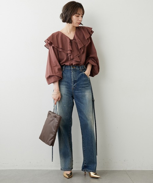 Whim Gazette（ウィムガゼット）の「サスペンダーDENIM（デニムパンツ・レディース・ブルー・FREE）」の8枚目の写真