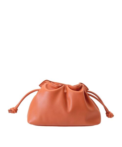 Ungrid(アングリッド)の「フェイクレザーギャザークラッチバッグ(クラッチバッグ・レディース・ブラック/イエロー/オレンジ/グリーン・FREE)」の18枚目の写真