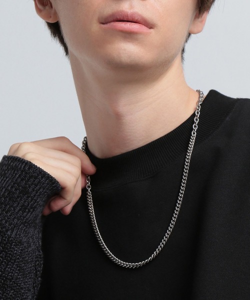 HARE（ハレ）の「コンビステンレスロングネックレス(HARE)（ネックレス・メンズ・シルバー・FREE）」の6枚目の写真