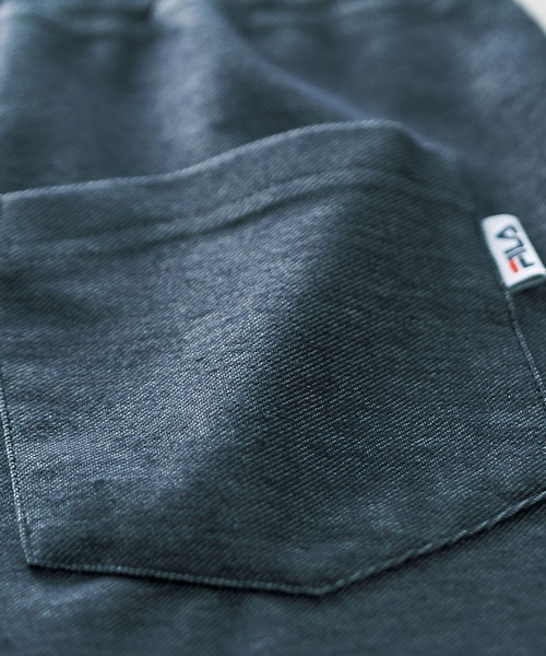 FILA（フィラ）の「ＦＩＬＡ　デニム調ストレッチパンツ（その他パンツ・レディース・ブラック/インディゴブルー・MEDIUM/X-LARGE/LARGE）」の7枚目の写真