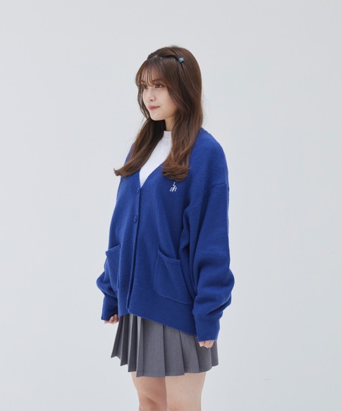 seventeen ホリコレ カーディガン 新品未開封 17HR（セブンティーンアワーズ）の「ロゴ刺繍カーディガン