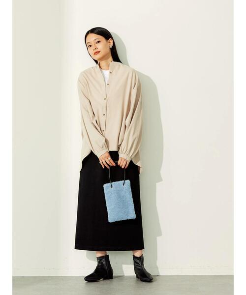 AMERICAN HOLIC(アメリカンホリック)の「オックスバックギャザードルマンシャツ(シャツ/ブラウス・レディース・ネイビー/キャメル/ライトベージュ・M/L)」の19枚目の写真