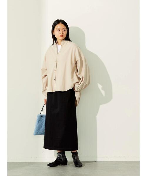 AMERICAN HOLIC(アメリカンホリック)の「オックスバックギャザードルマンシャツ(シャツ/ブラウス・レディース・ネイビー/キャメル/ライトベージュ・M/L)」の20枚目の写真