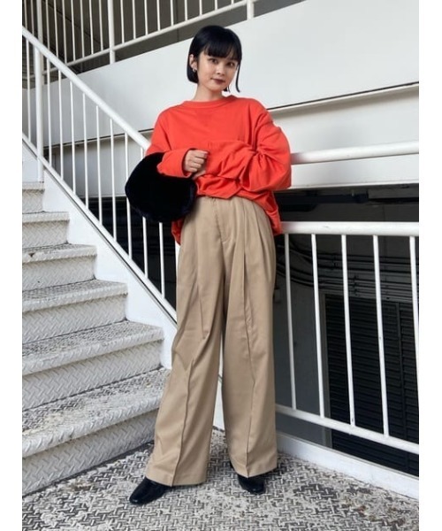 セール】THROW HW 2TUCK BAGGY PT ハイウエスト ツータック バギー  