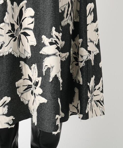 index(インデックス)の「◆フラワージャカード フレアスカート(スカート・レディース・ピンクベージュ/ブラック系/ブルー系・36/38/40)」の9枚目の写真