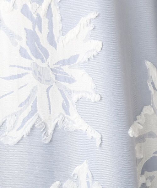 index(インデックス)の「◆フラワージャカード フレアスカート(スカート・レディース・ピンクベージュ/ブラック系/ブルー系・36/38/40)」の16枚目の写真