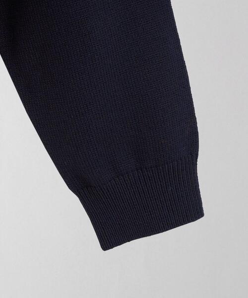 ロエフ LOEFF ウール CORD Vネックプルオーバー ニット セーター 長袖 朱色 /NR ■OS レディース LOEFF（ロエフ）の「＜LOEFF＞ウール CORD Vネックプルオーバー