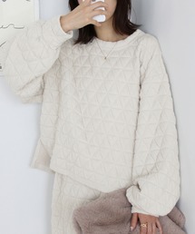 GeeRA（ジーラ）の「キルティングカットソープルオーバー（Tシャツ/カットソー）」