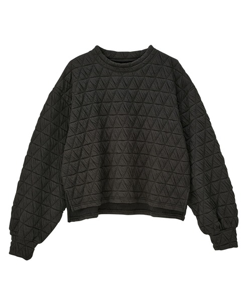 GeeRA（ジーラ）の「キルティングカットソープルオーバー（Tシャツ/カットソー・レディース・アイボリー/マスタード/ブラック・MEDIUM/LARGE）」の6枚目の写真